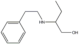 2-[(2-phenylethyl)amino]butan-1-ol 结构式