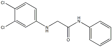 2-[(3,4-dichlorophenyl)amino]-N-phenylacetamide 结构式