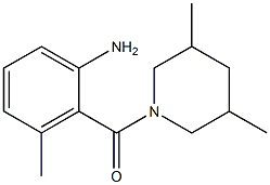 2-[(3,5-dimethylpiperidin-1-yl)carbonyl]-3-methylaniline 结构式