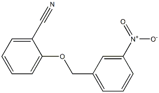 2-[(3-nitrobenzyl)oxy]benzonitrile 结构式