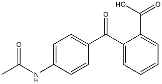 2-[(4-acetamidophenyl)carbonyl]benzoic acid 结构式