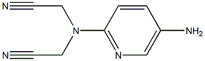 2-[(5-aminopyridin-2-yl)(cyanomethyl)amino]acetonitrile 结构式