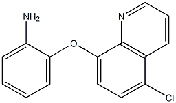 2-[(5-chloroquinolin-8-yl)oxy]aniline 结构式