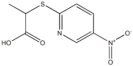 2-[(5-nitropyridin-2-yl)thio]propanoic acid 结构式