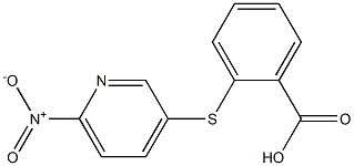 2-[(6-nitropyridin-3-yl)sulfanyl]benzoic acid 结构式