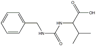 2-[(benzylcarbamoyl)amino]-3-methylbutanoic acid 结构式