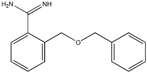 2-[(benzyloxy)methyl]benzenecarboximidamide 结构式