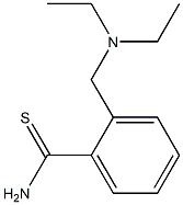 2-[(diethylamino)methyl]benzenecarbothioamide 结构式