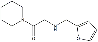 2-[(furan-2-ylmethyl)amino]-1-(piperidin-1-yl)ethan-1-one 结构式