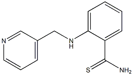 2-[(pyridin-3-ylmethyl)amino]benzene-1-carbothioamide 结构式