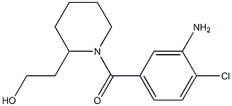 2-[1-(3-amino-4-chlorobenzoyl)piperidin-2-yl]ethanol 结构式