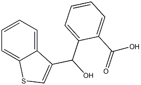 2-[1-benzothiophen-3-yl(hydroxy)methyl]benzoic acid 结构式