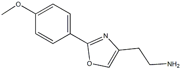 2-[2-(4-methoxyphenyl)-1,3-oxazol-4-yl]ethan-1-amine 结构式