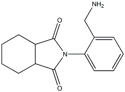 2-[2-(aminomethyl)phenyl]hexahydro-1H-isoindole-1,3(2H)-dione 结构式