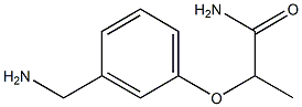 2-[3-(aminomethyl)phenoxy]propanamide 结构式