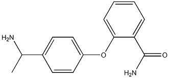 2-[4-(1-aminoethyl)phenoxy]benzamide 结构式