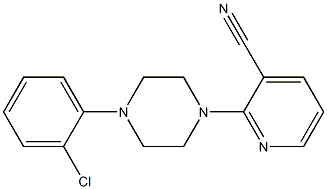 2-[4-(2-chlorophenyl)piperazin-1-yl]pyridine-3-carbonitrile 结构式