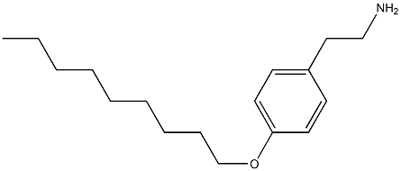 2-[4-(nonyloxy)phenyl]ethan-1-amine 结构式