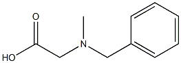 2-[benzyl(methyl)amino]acetic acid 结构式