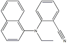 2-[ethyl(naphthalen-1-yl)amino]benzonitrile 结构式