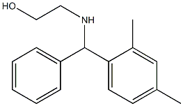 2-{[(2,4-dimethylphenyl)(phenyl)methyl]amino}ethan-1-ol 结构式