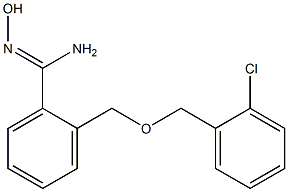 2-{[(2-chlorobenzyl)oxy]methyl}-N'-hydroxybenzenecarboximidamide 结构式