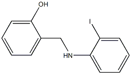 2-{[(2-iodophenyl)amino]methyl}phenol 结构式