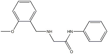 2-{[(2-methoxyphenyl)methyl]amino}-N-phenylacetamide 结构式