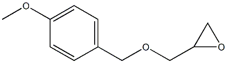 2-{[(4-methoxyphenyl)methoxy]methyl}oxirane 结构式