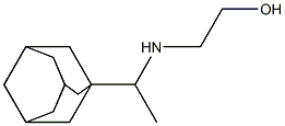 2-{[1-(adamantan-1-yl)ethyl]amino}ethan-1-ol 结构式