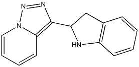 2-{[1,2,4]triazolo[3,4-a]pyridin-3-yl}-2,3-dihydro-1H-indole 结构式