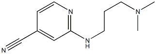 2-{[3-(dimethylamino)propyl]amino}isonicotinonitrile 结构式