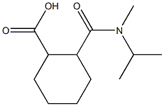 2-{[isopropyl(methyl)amino]carbonyl}cyclohexanecarboxylic acid 结构式