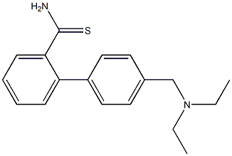 2-{4-[(diethylamino)methyl]phenyl}benzene-1-carbothioamide 结构式