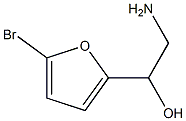 2-amino-1-(5-bromo-2-furyl)ethanol 结构式