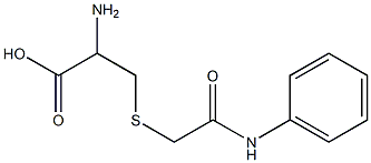 2-amino-3-[(2-anilino-2-oxoethyl)thio]propanoic acid 结构式