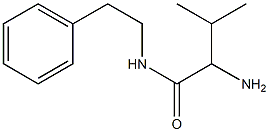 2-amino-3-methyl-N-(2-phenylethyl)butanamide 结构式