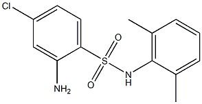 2-amino-4-chloro-N-(2,6-dimethylphenyl)benzene-1-sulfonamide 结构式