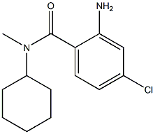 2-amino-4-chloro-N-cyclohexyl-N-methylbenzamide 结构式