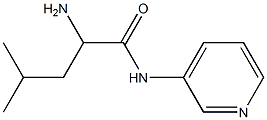 2-amino-4-methyl-N-pyridin-3-ylpentanamide 结构式