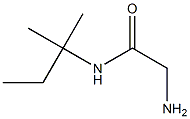 2-amino-N-(1,1-dimethylpropyl)acetamide 结构式