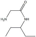 2-amino-N-(1-ethylpropyl)acetamide 结构式