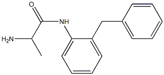 2-amino-N-(2-benzylphenyl)propanamide 结构式