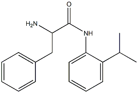 2-amino-N-(2-isopropylphenyl)-3-phenylpropanamide 结构式