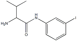 2-amino-N-(3-iodophenyl)-3-methylbutanamide 结构式