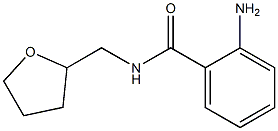 2-amino-N-(oxolan-2-ylmethyl)benzamide 结构式