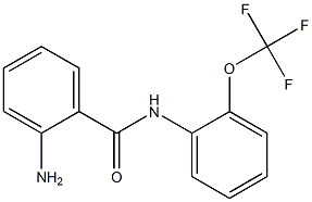 2-amino-N-[2-(trifluoromethoxy)phenyl]benzamide 结构式