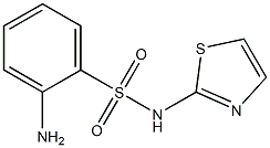 2-amino-N-1,3-thiazol-2-ylbenzenesulfonamide 结构式