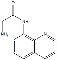 2-amino-N-quinolin-8-ylacetamide 结构式