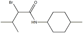 2-bromo-3-methyl-N-(4-methylcyclohexyl)butanamide 结构式